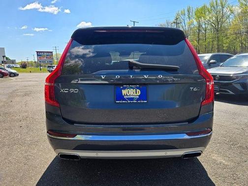 Denim Blue Metallic 2021 Volvo XC90 T6 Inscription 7 Passenger