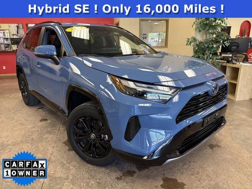 Cavalry Blue 2024 Toyota RAV4 Hybrid SE