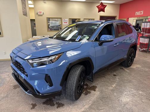 Cavalry Blue 2024 Toyota RAV4 Hybrid SE