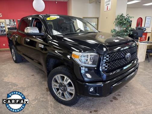 Midnight Black Metallic 2018 Toyota Tundra Platinum