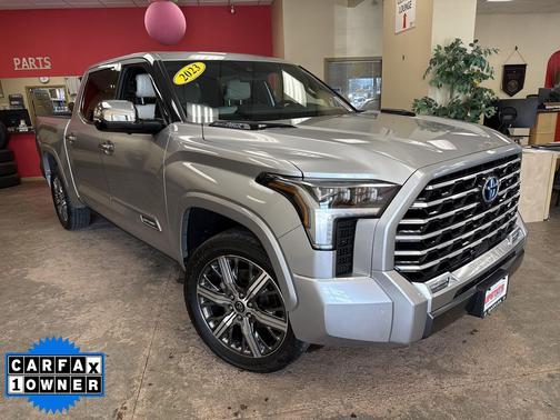 Celestial Silver Metallic 2023 Toyota Tundra Hybrid Capstone