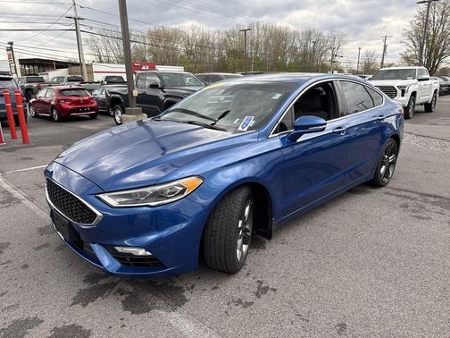Lightning Blue 2017 Ford Fusion Sport