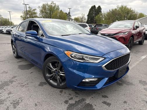 Lightning Blue 2017 Ford Fusion Sport