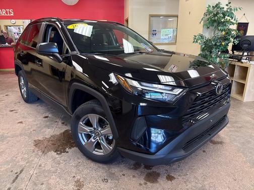 Midnight Black Metallic 2025 Toyota RAV4 Hybrid LE