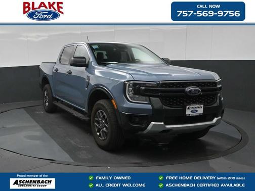 Azure Gray Metallic 2024 Ford Ranger XLT
