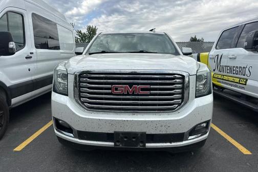 White Frost Tri-Coat 2018 GMC Yukon XL SLT