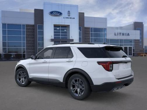 Space White Metallic 2026 Ford Explorer Active