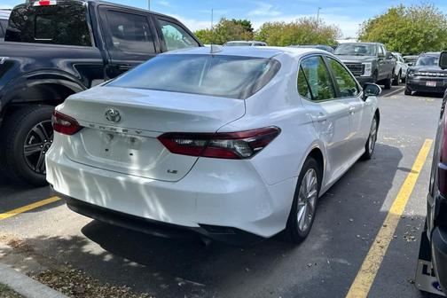 Super White 2021 Toyota Camry LE