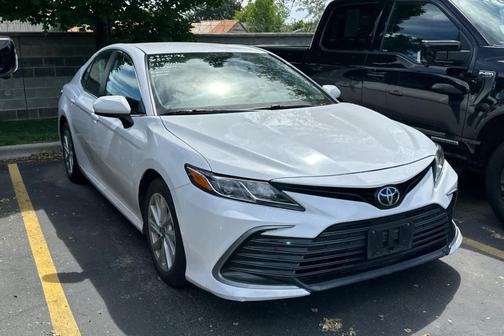 Super White 2021 Toyota Camry LE