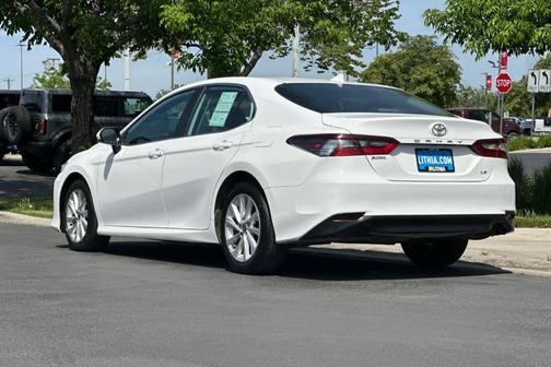 Super White 2021 Toyota Camry LE