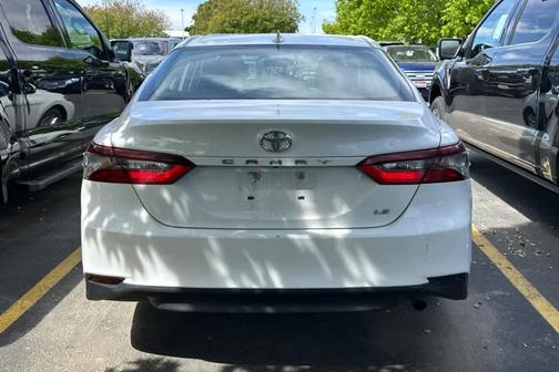 Super White 2021 Toyota Camry LE