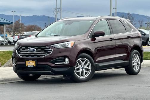 Burgundy Velvet Metallic Tinted Clearcoat 2022 Ford Edge SEL