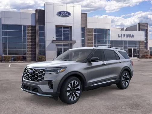 Carbonized Gray Metallic 2026 Ford Explorer Platinum
