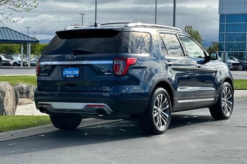 Blue Jeans Metallic 2017 Ford Explorer Platinum
