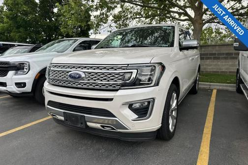 White Platinum Tri-Coat Metallic 2019 Ford Expedition Max Platinum