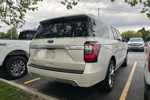 White Platinum Tri-Coat Metallic 2019 Ford Expedition Max Platinum