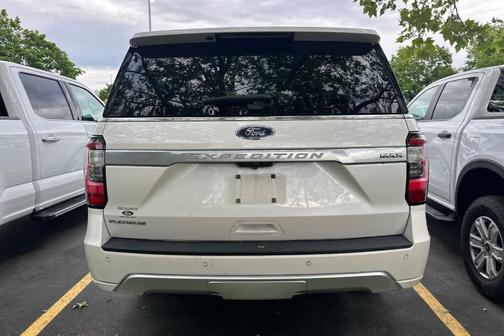 White Platinum Tri-Coat Metallic 2019 Ford Expedition Max Platinum