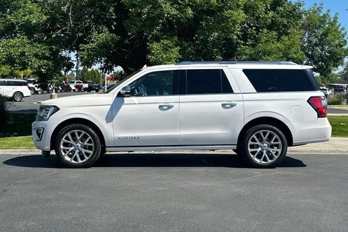 White Platinum Tri-Coat Metallic 2019 Ford Expedition Max Platinum