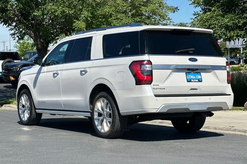 White Platinum Tri-Coat Metallic 2019 Ford Expedition Max Platinum