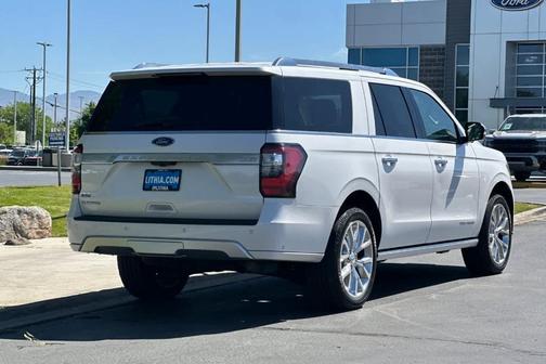 White Platinum Tri-Coat Metallic 2019 Ford Expedition Max Platinum