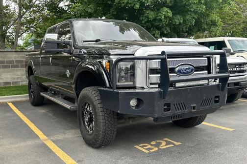Shadow Black 2016 Ford F-350 Platinum