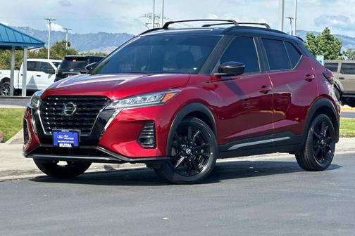 Red 2021 Nissan Kicks SR