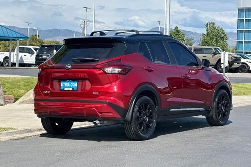 Red 2021 Nissan Kicks SR