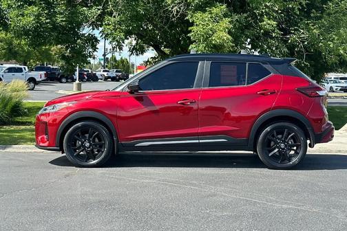 Red 2021 Nissan Kicks SR