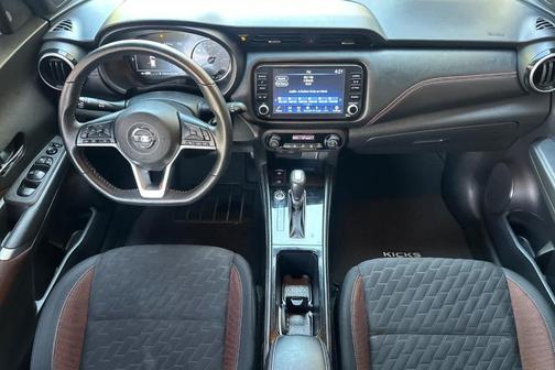 Red 2021 Nissan Kicks SR