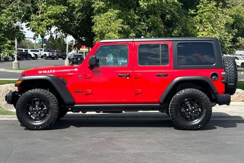 Firecracker Red Clearcoat 2025 Jeep Wrangler Sport