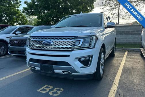 White Platinum Tri-Coat Metallic 2019 Ford Expedition Platinum