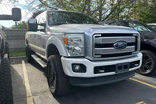 White Platinum Tri-Coat Metallic 2015 Ford F-350 Platinum