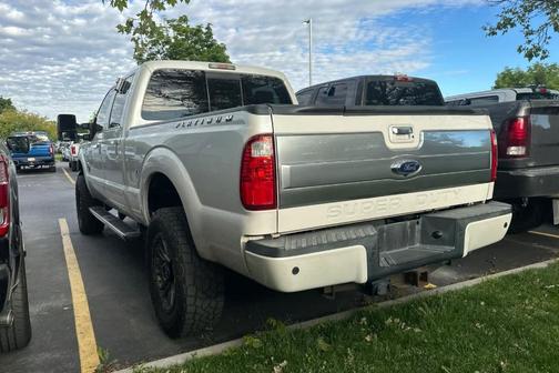 White Platinum Tri-Coat Metallic 2015 Ford F-350 Platinum