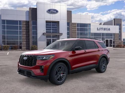 Rapid Red Metallic Tinted Clearcoat 2026 Ford Explorer ST-Line