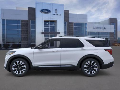 Space White Metallic 2026 Ford Explorer Platinum