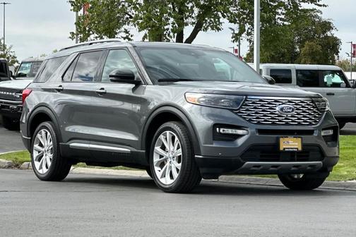 Carbonized Gray Metallic 2023 Ford Explorer Platinum