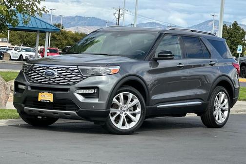 Carbonized Gray Metallic 2023 Ford Explorer Platinum