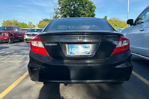 Black 2012 Honda Civic LX