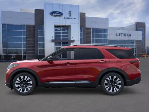 Rapid Red Metallic Tinted Clearcoat 2026 Ford Explorer Platinum