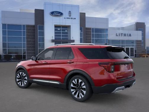 Rapid Red Metallic Tinted Clearcoat 2026 Ford Explorer Platinum