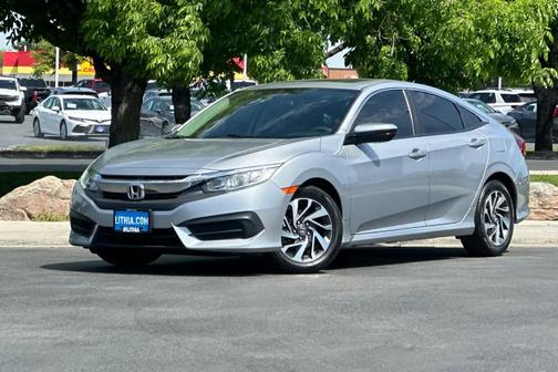 Lunar Silver Metallic 2016 Honda Civic EX