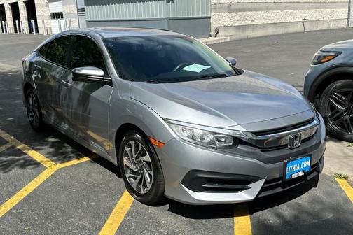 Lunar Silver Metallic 2016 Honda Civic EX