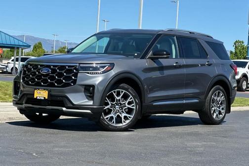 Carbonized Gray Metallic 2025 Ford Explorer Platinum