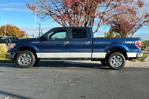 Dark Blue Pearl Metallic / Ingot Silver Metallic 2012 Ford F-150 XLT