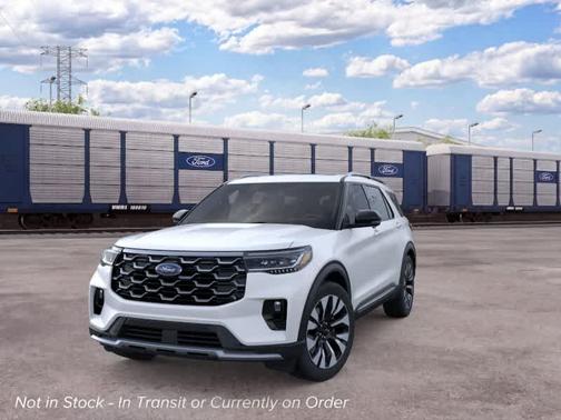 Star White 2026 Ford Explorer Platinum