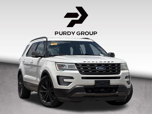 WHITE PLATINUM MET TRI-COAT 2017 Ford Explorer XLT