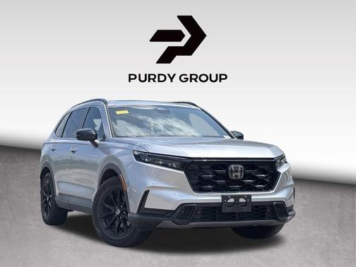 Solar Silver Metallic 2025 Honda CR-V Hybrid Sport FWD