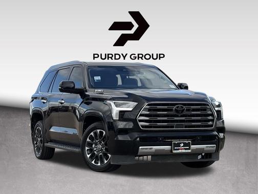 Midnight Black Metallic 2024 Toyota Sequoia Limited