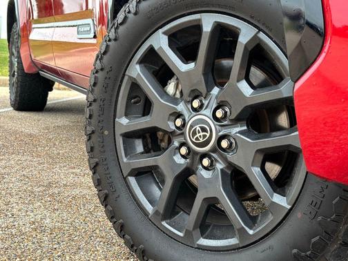 Supersonic Red 2023 Toyota Tundra Hybrid Platinum