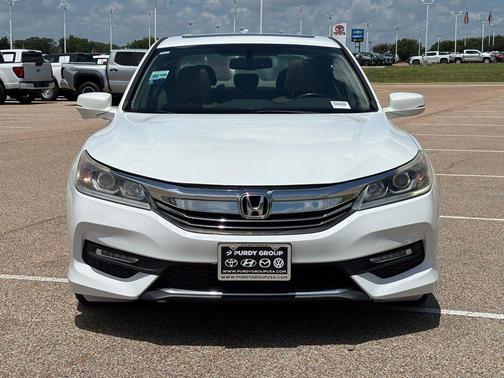 White Orchid Pearl 2017 Honda Accord EX-L